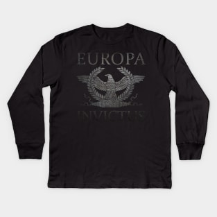 Europa Invictus - Iron Eagle Kids Long Sleeve T-Shirt